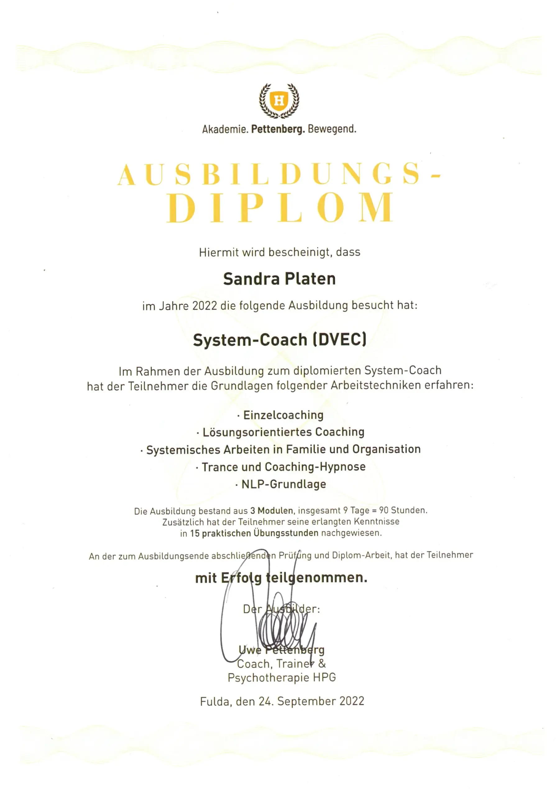 Diplom Systemische Coachin